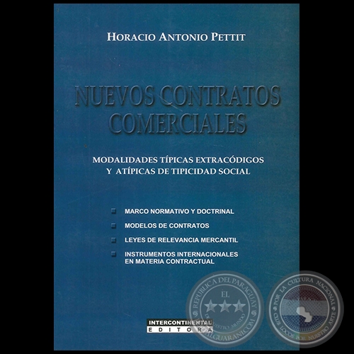 NUEVOS CONTRATOS COMERCIALES - Autor: HORACIO ANTONIO PETTIT - Ao 2012
